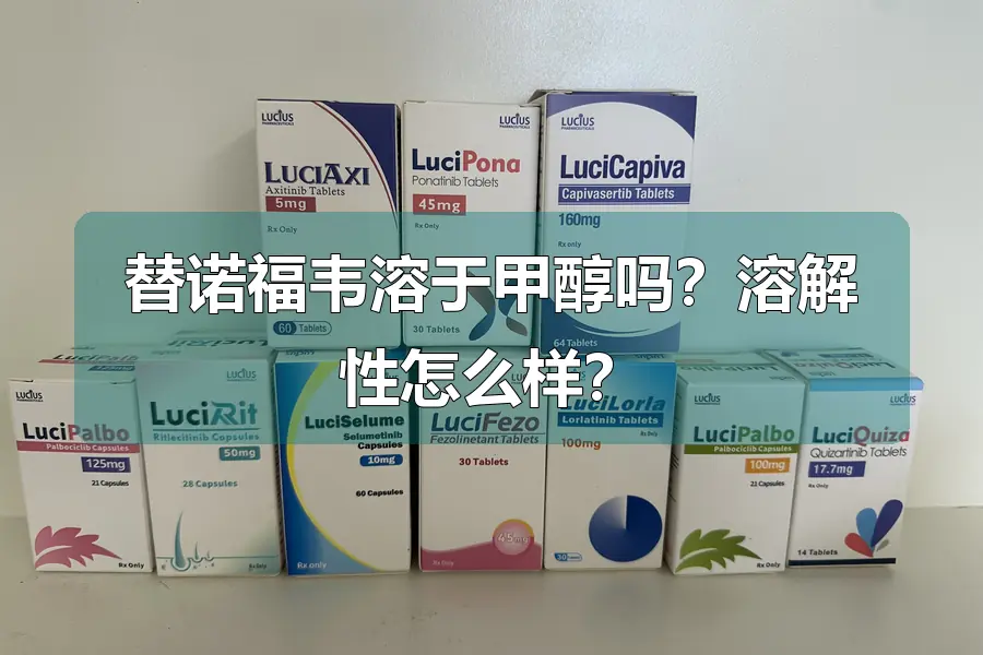 替诺福韦溶于甲醇吗?溶解性怎么样?